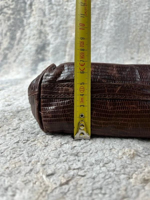 Bolsa Carolina Herrera Vintage Castanha Couro – photo 14